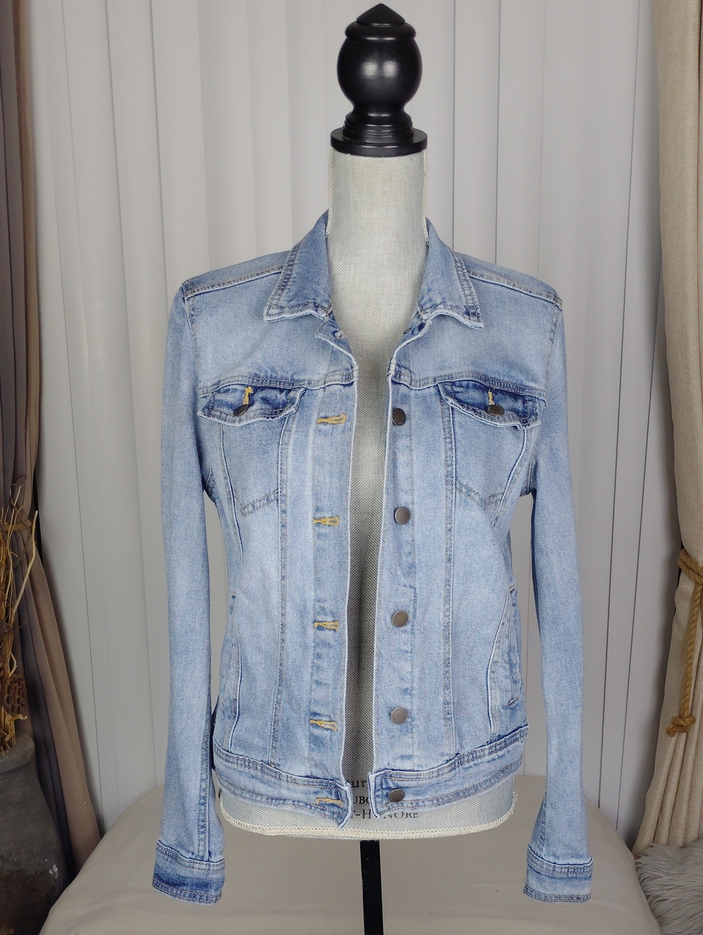 Universal Threat Light Blue Women's Denim Jacket - Classic Jean Jacket